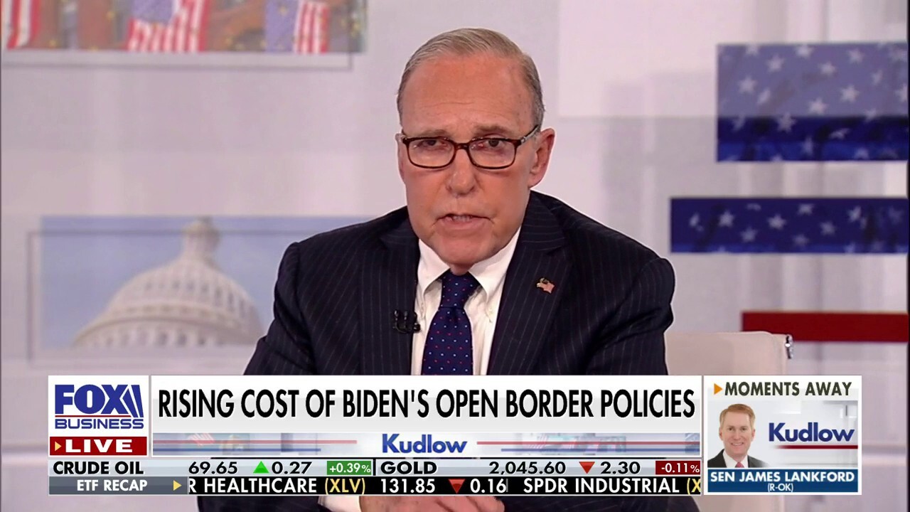 FOX Business host Larry Kudlow shreds President Biden's 'open borders catastrophe' on 'Kudlow.'