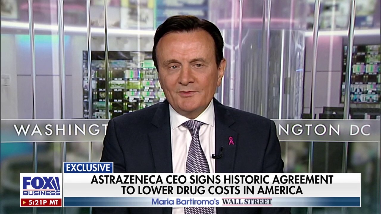 AstraZeneca CEO says drug cost announcement is 'about putting President Trump's vision into action'