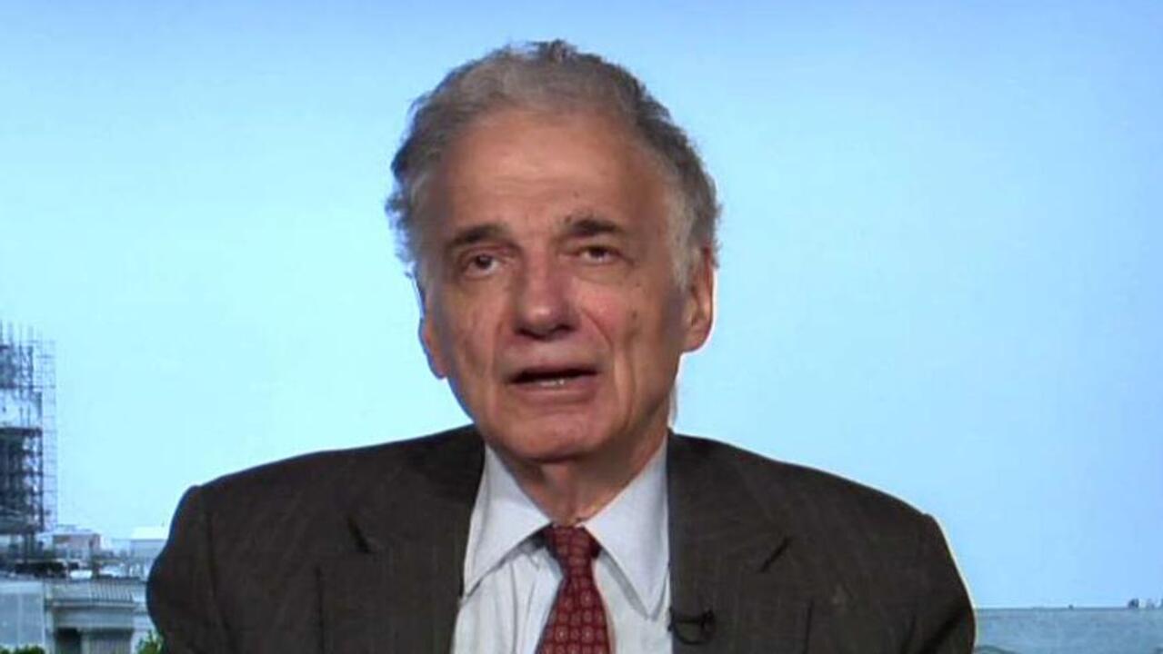Ralph Nader: Trump will be the one to sink himself