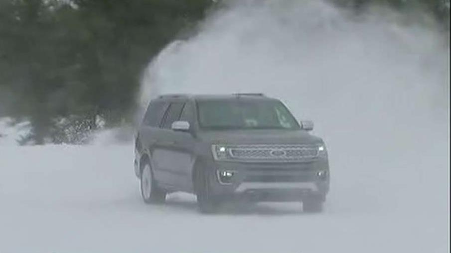 Testing Ford vehicles in winter weather