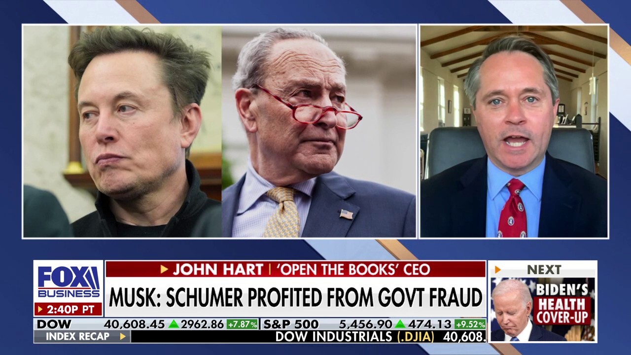 Chuck Schumer is 'indirectly' benefiting from this deficit, says CEO