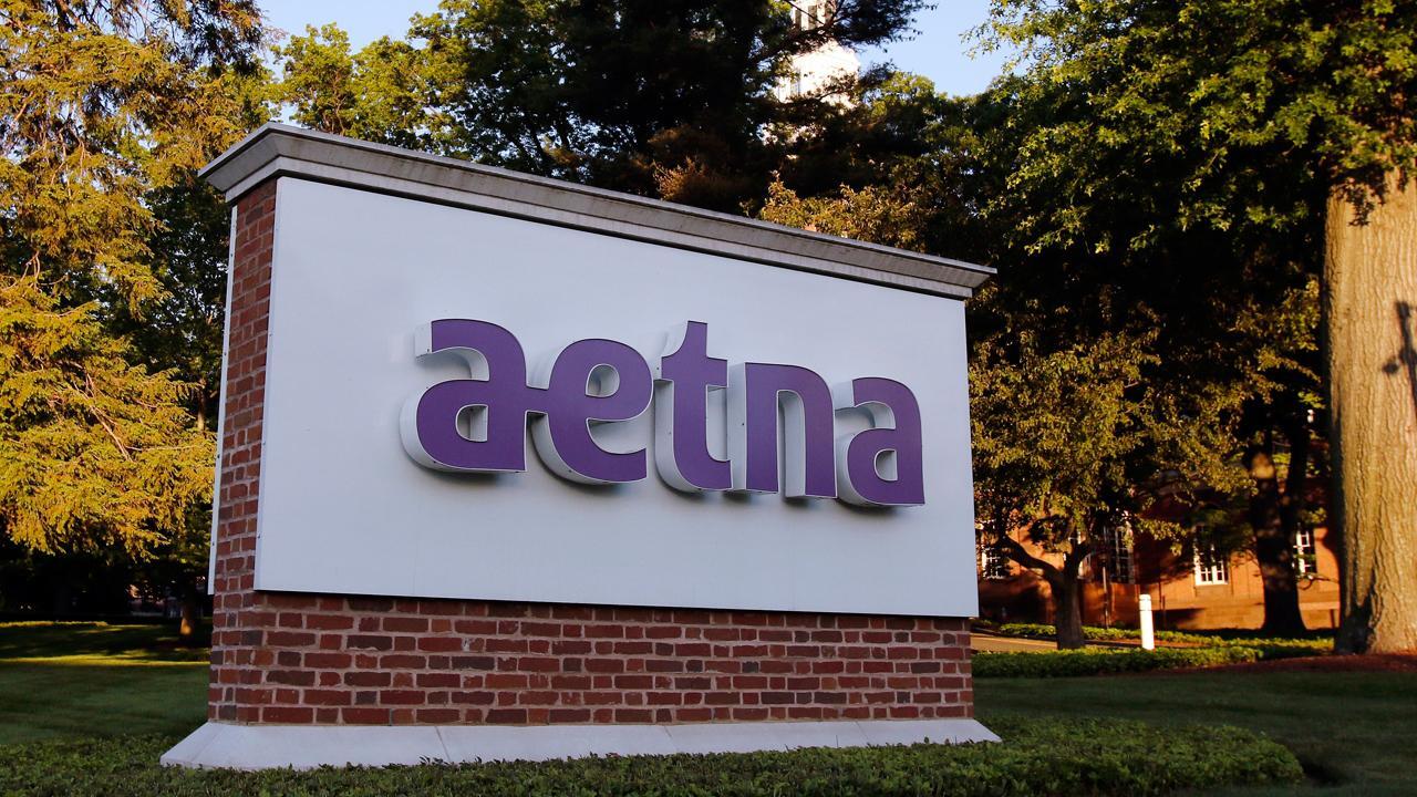 Aetna shares spiking amid rumors of a buyout by CVS 