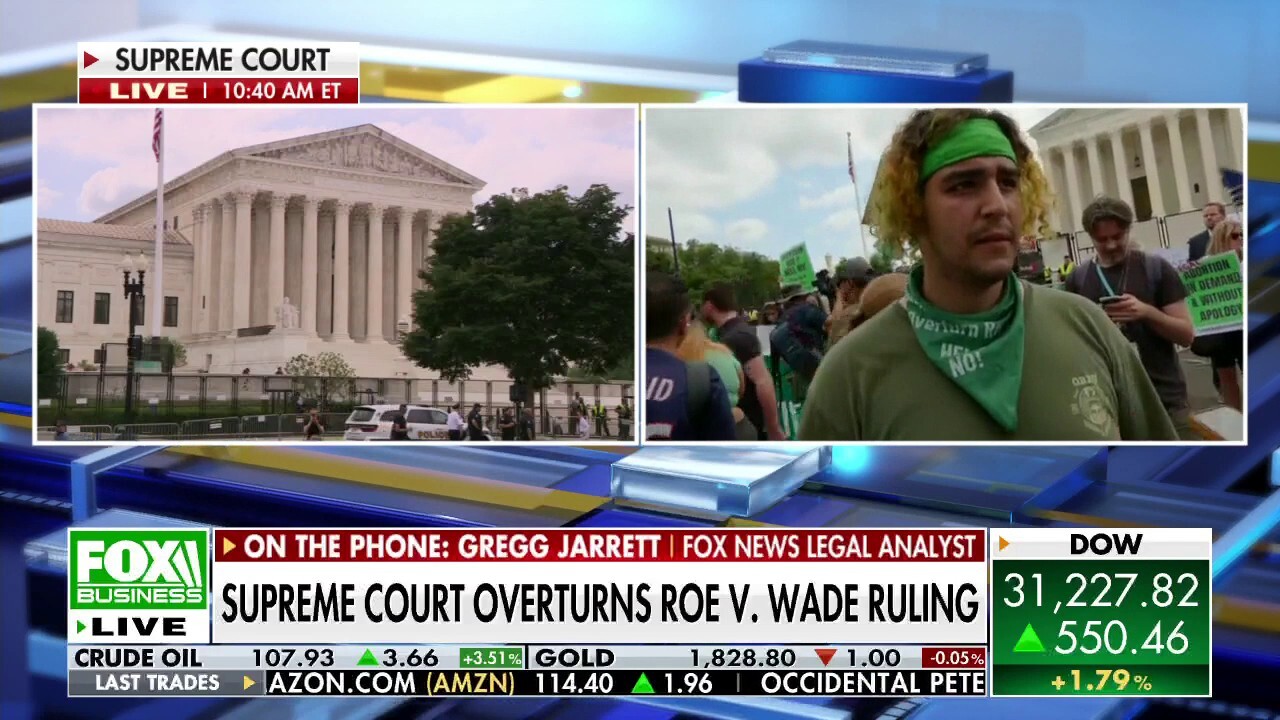 Gregg Jarrett: Roe v. Wade reversal 'restores constitutional jurisprudence' 