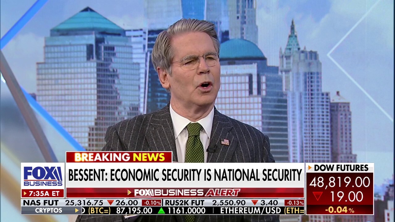 U.S. Treasury Secretary Scott Bessent joins 'Mornings with Maria' to warn the SCOTUS ruling could impact national security, discuss President Donald Trump’s Fed chair search and outline how tariffs, tax refunds and growth plans will shape 2026.