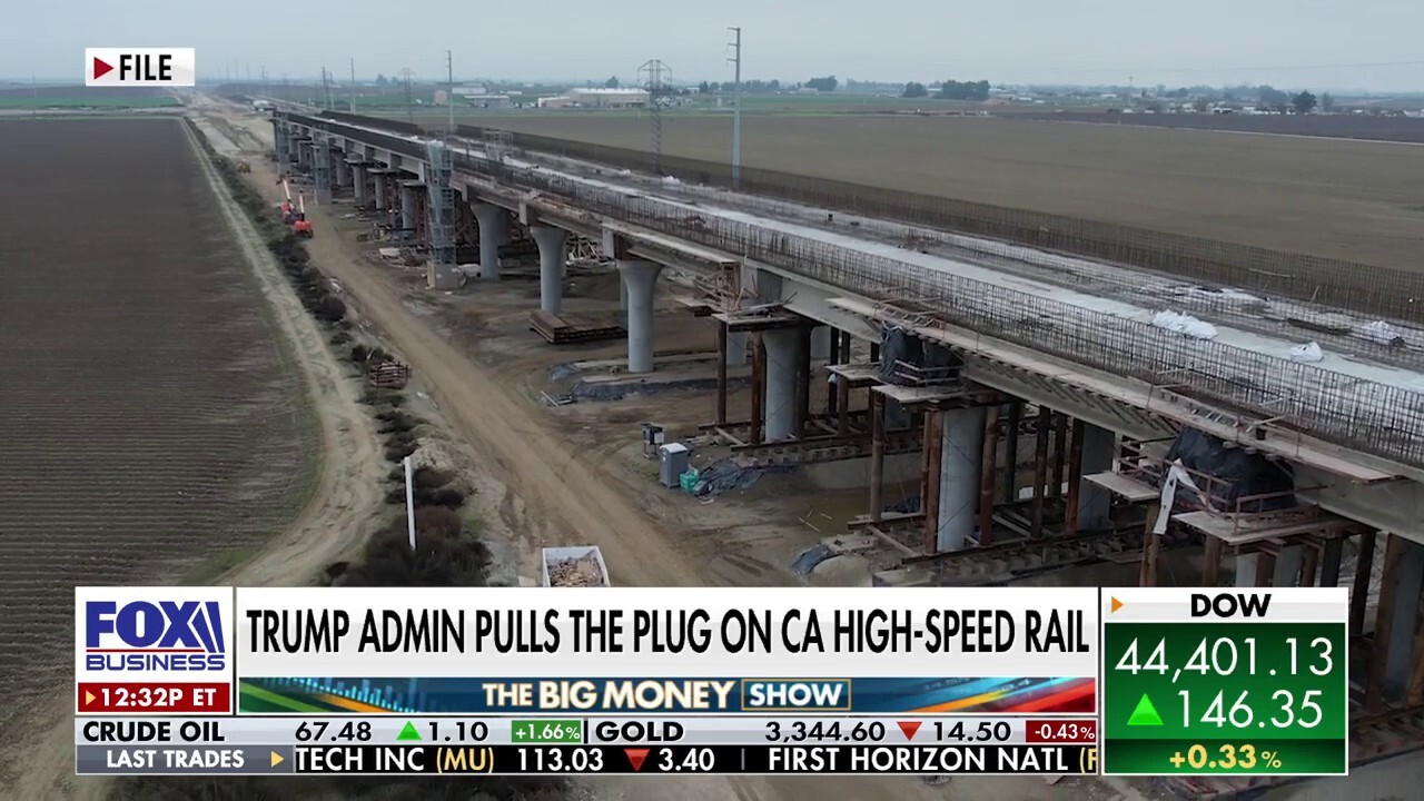 'The Big Money Show' panel discusses President Donald Trump's decision to pull the plug on California's high-speed rail project after 16 years of not laying one track.