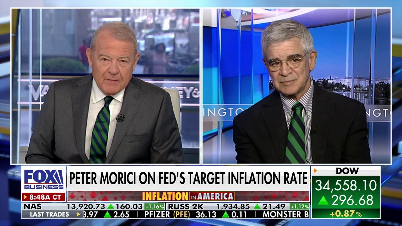 Former U.S. International Trade Commission chief Peter Morici joined "Varney & Co." to discuss the Federal Reserve’s target inflation rate.