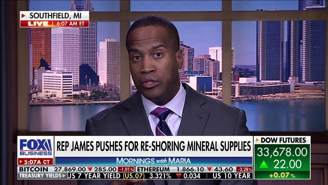 Rep. John James claims Democrats don't want supply chains out of China