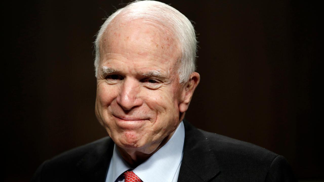 McCain returns to the hospital to fight brain cancer