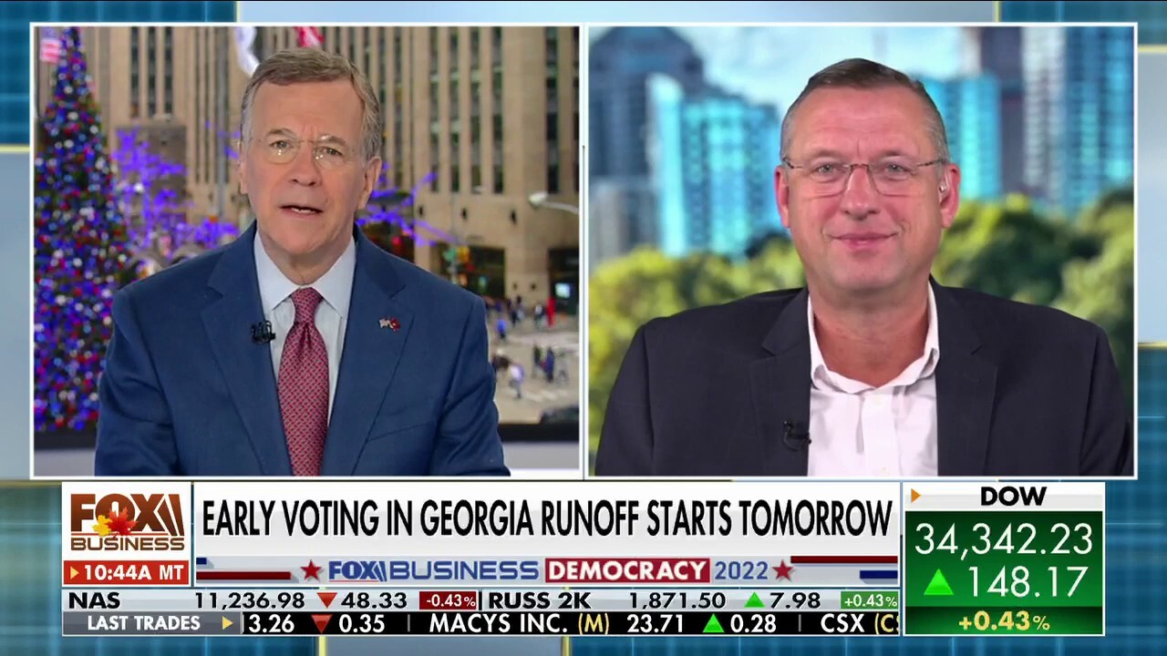 "Cavuto: Coast to Coast" welcomes former Georgia Congressman Doug Collins as he discusses the high-profile support hitting the campaign trail ahead of the highly anticipated Georgia runoff election.