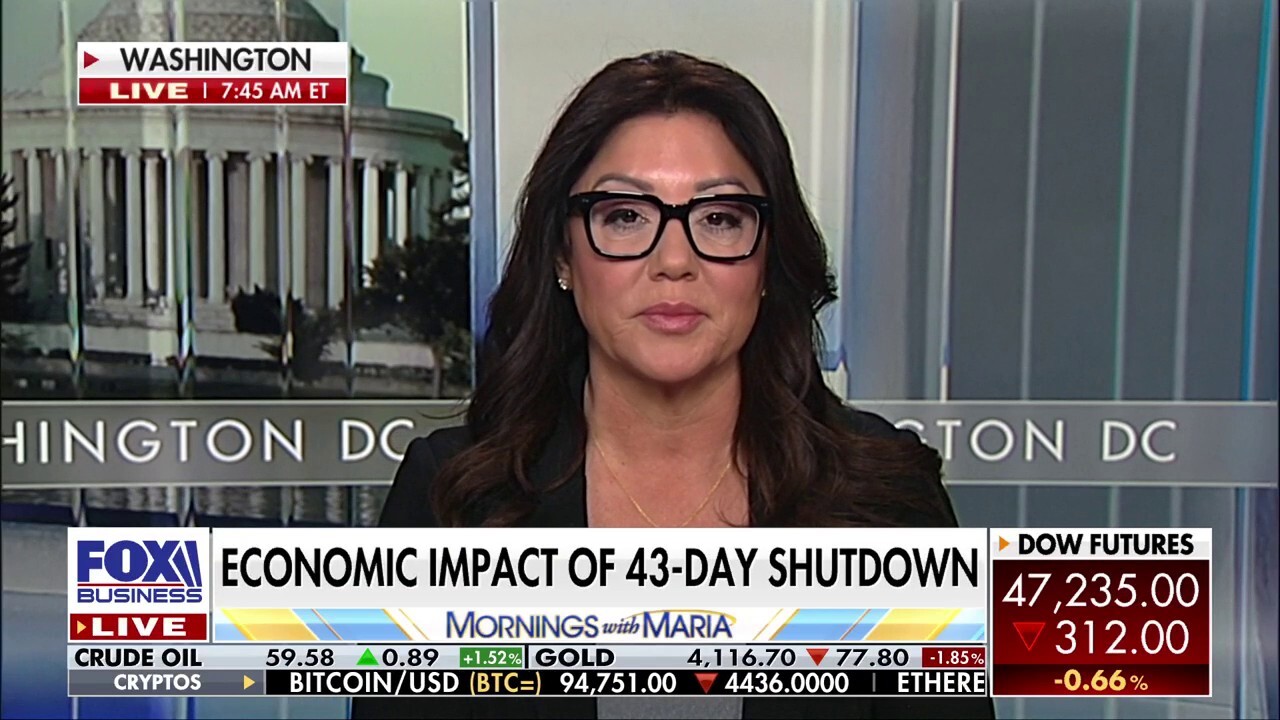 Labor Secretary Lori Chavez-DeRemer joins ‘Mornings with Maria’ to break down how the Democrat-led shutdown froze critical labor reports, stalled business growth and shook confidence across global markets.