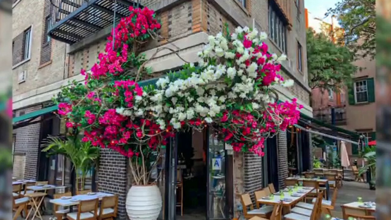 Restaurants using floral design to bring back diners