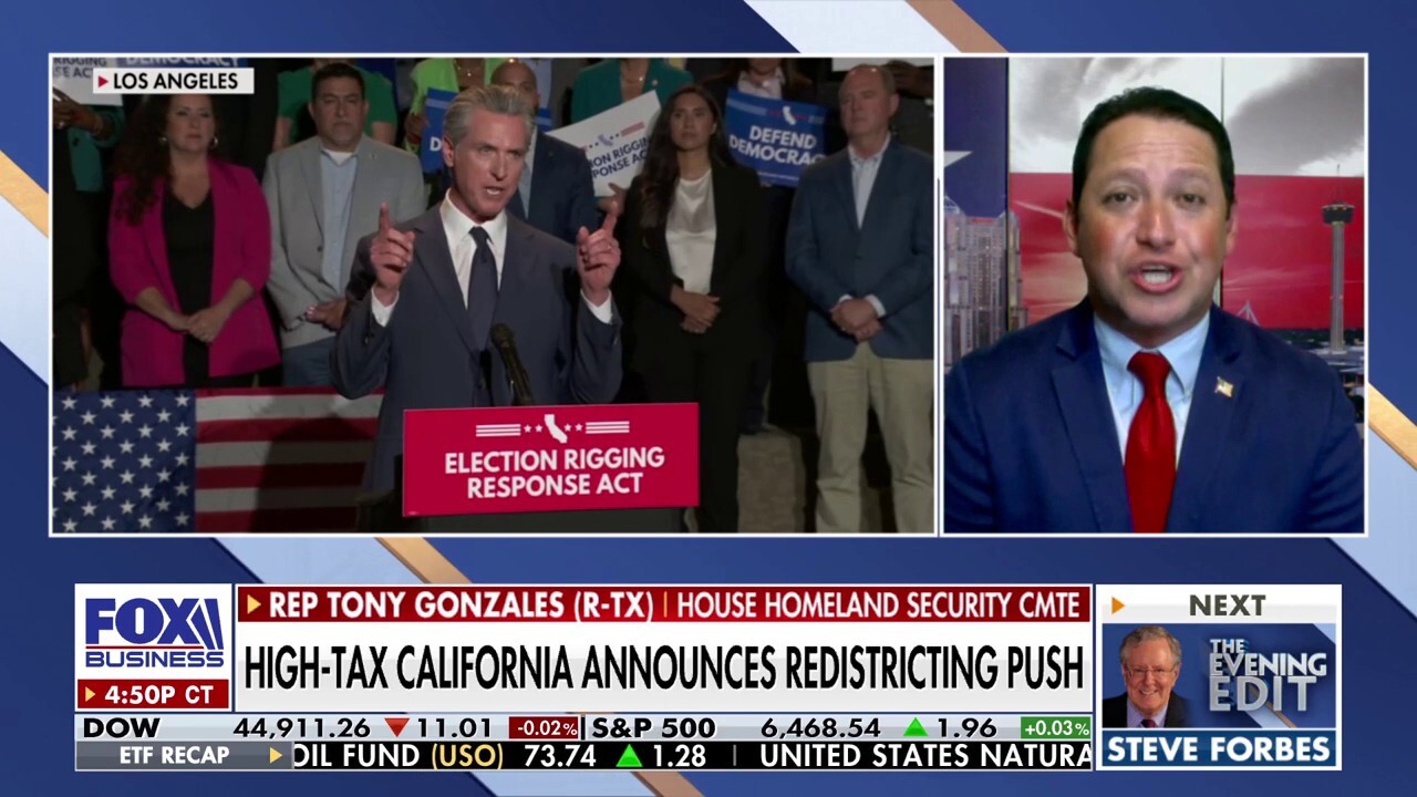 Newsom should 'take his own advice' and 'not mess' with California, Texas lawmaker says