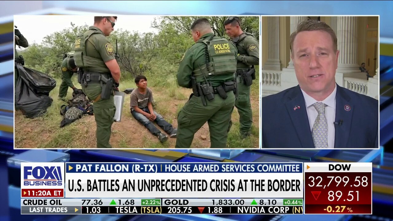 House Armed Services Committee member Rep. Pat Fallon, R-Texas, discusses Biden's unprecedented immigration crisis, telling 'Varney & Co.' the border has moved past the 'crisis' phase.