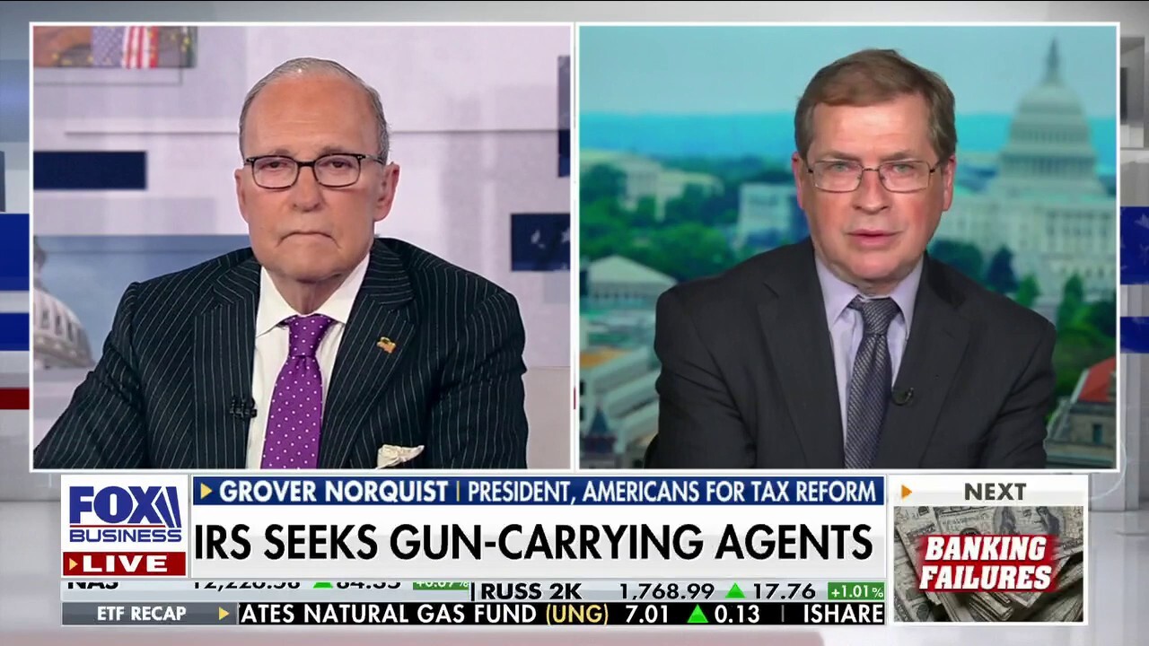 Americans for Tax Reform President Grover Norquist gives his take on the weaponization of the IRS on 'Kudlow.'