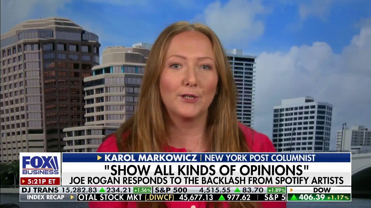 New York Post columnist discusses the cancel campaign against Joe Rogan on ‘Fox Business Tonight.’