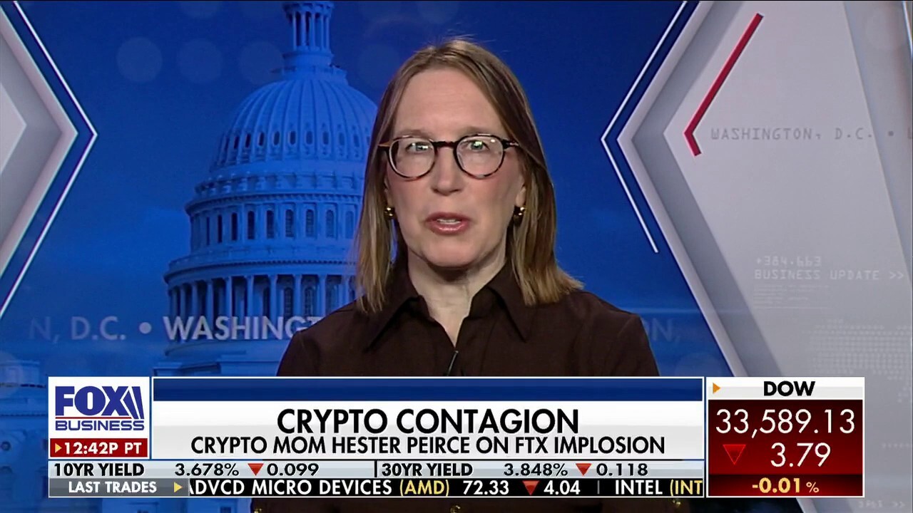 SEC's Hester Peirce on FTX implosion: Crytpo regulation talks coming to Washington