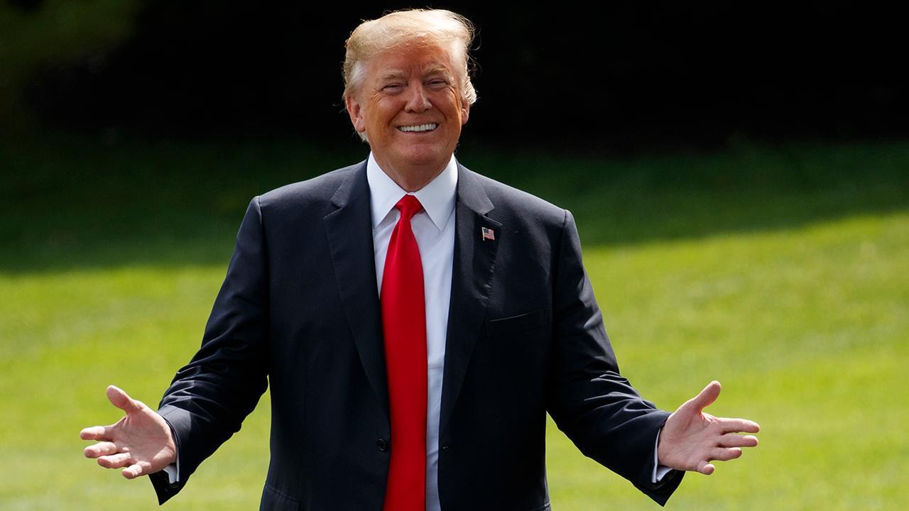 Trump touts US economy prior to North Korean summit