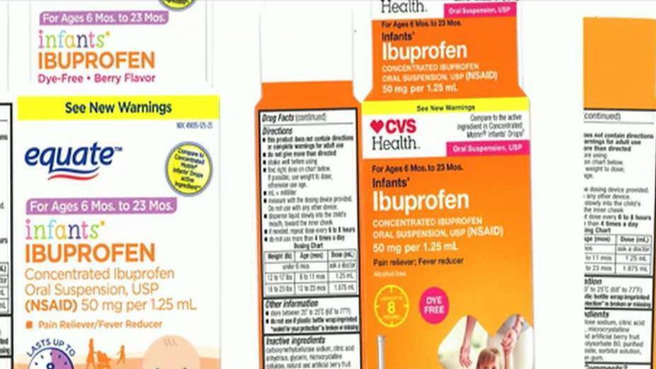 Major recall of infant ibuprofen sold at Walmart, CVS, Family Dollar