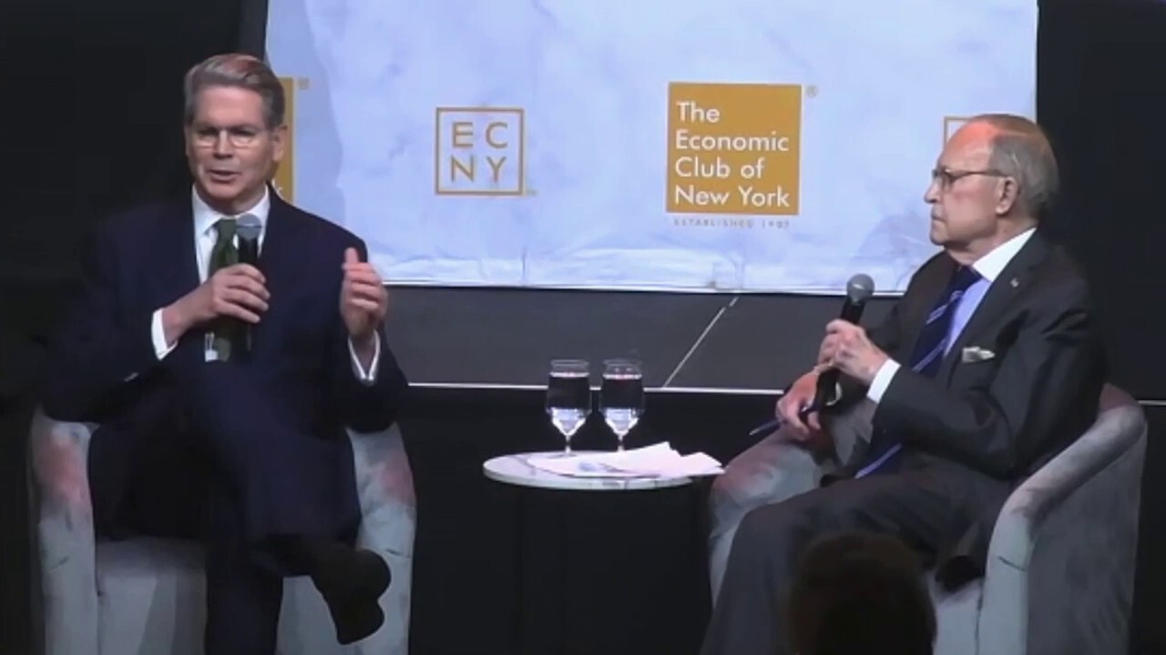 Treasury Secretary Scott Bessent discusses the U.S. economy, tariffs and inflation at the Economic Club of New York. (ECNY)