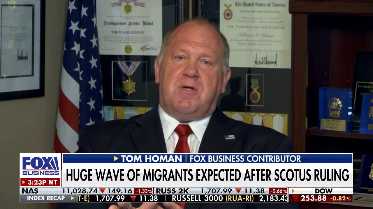 Biden's open border means more drugs, criminals and death: Tom Homan