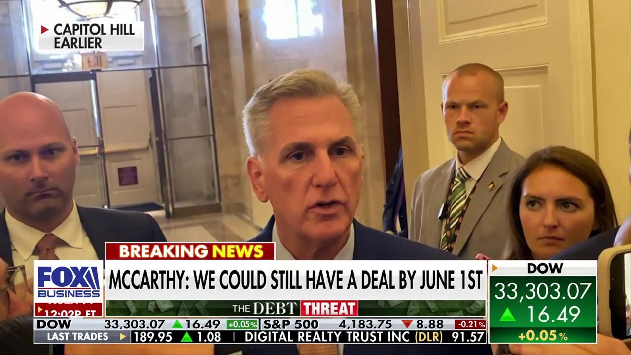 Fox News senior congressional correspondent Chad Pergram reports from Capitol Hill that Republicans are remaining 'firm' on their debt ceiling stance.