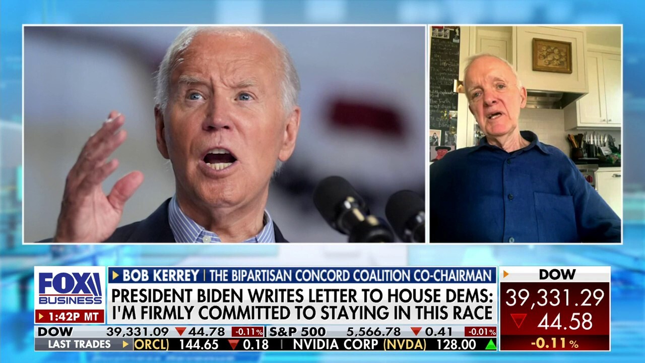 Former Democratic presidential candidate Bob Kerrey calls Biden letter 'a mistake'