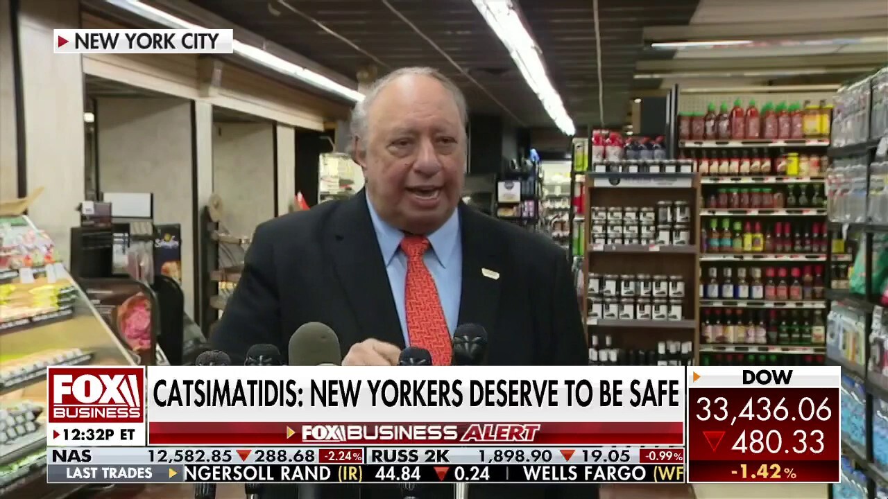 John Catsimatidis, the CEO of Manhattan grocery chain Gristedes, says New York City's mayor needs to 'straighten out' the city's criminal system.