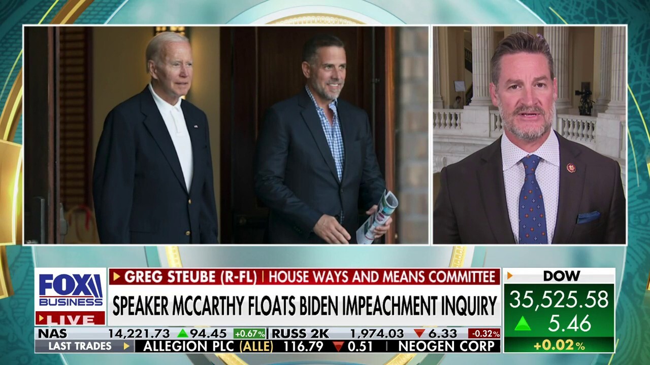 Biden impeachment evidence is 'very strong': Rep. Greg Steube