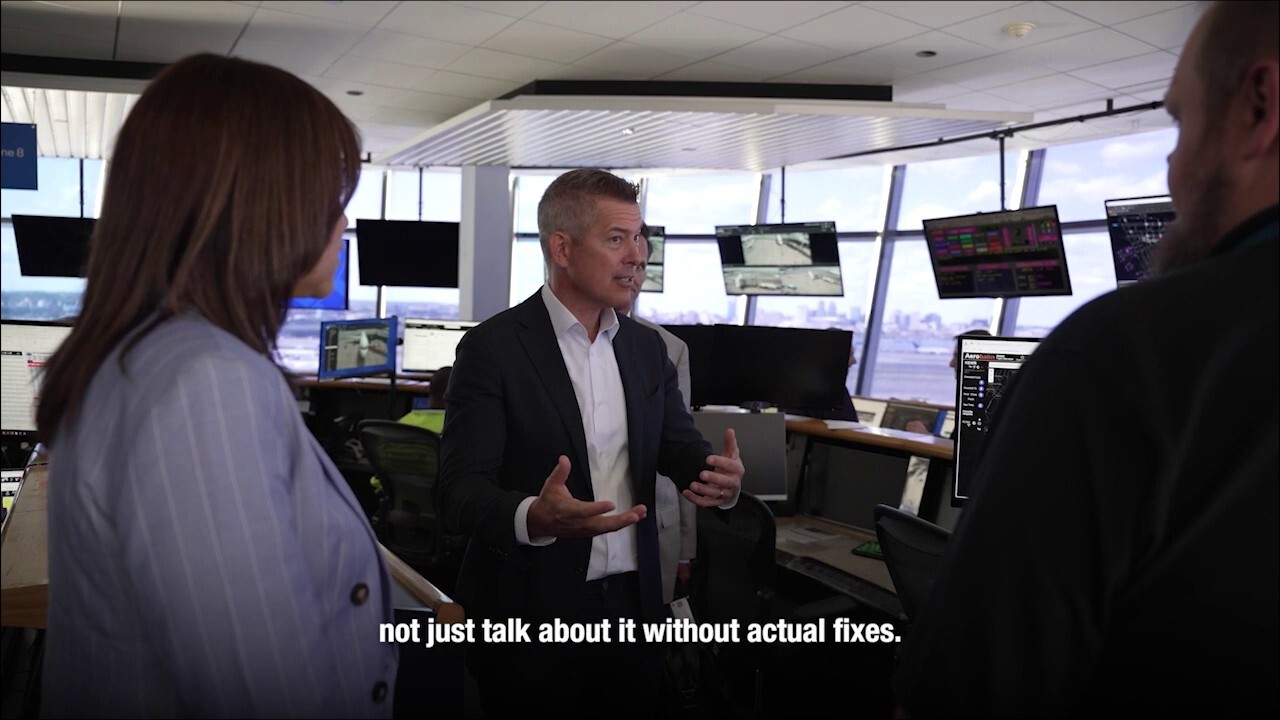 The "One Big Beautiful Bill Act" will include funds to overhaul air traffic control technology, which the CEOs are publicly backing. (Credit: United States Department of Transportation) 