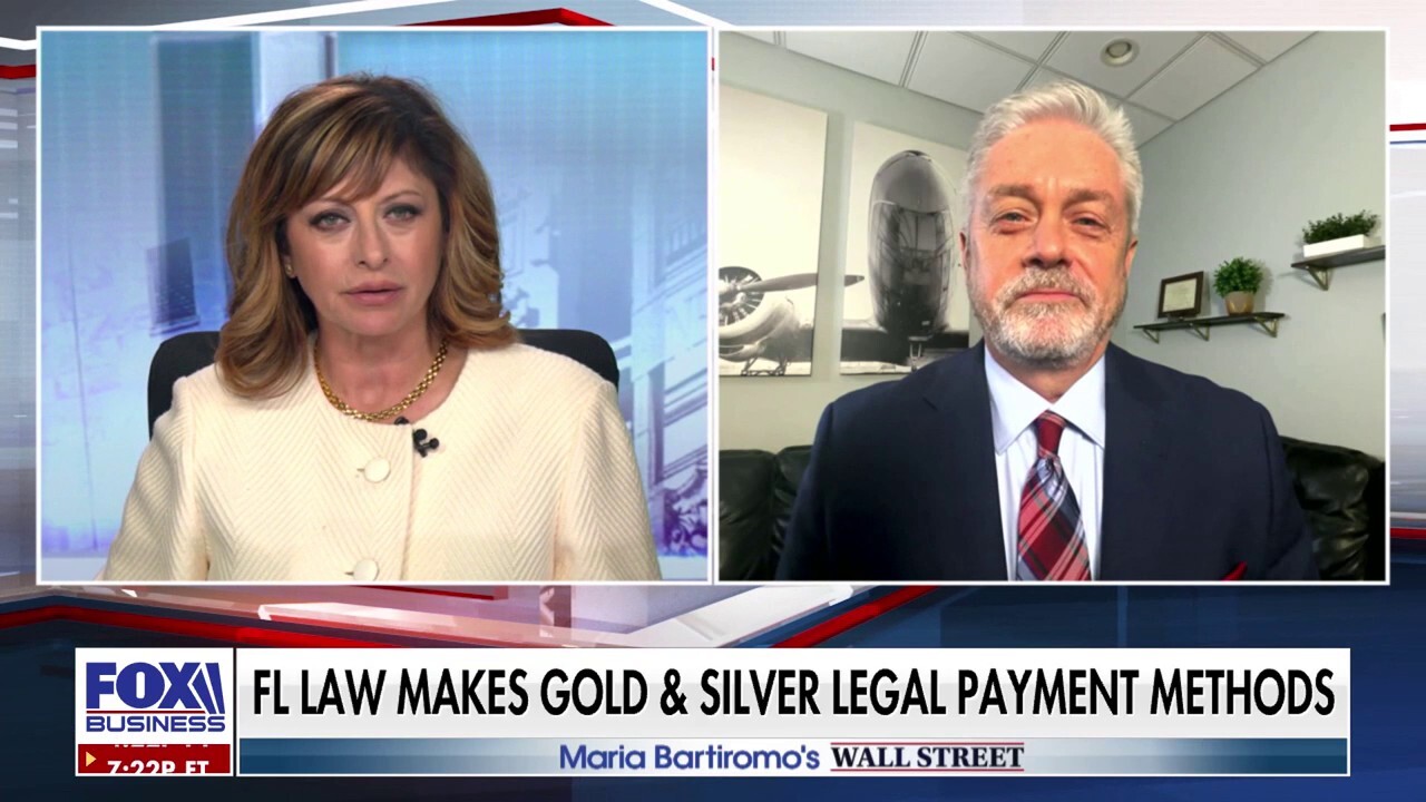 Florida law making gold, silver legal payment methods is a way for Floridians to shore up and strengthen, says state rep