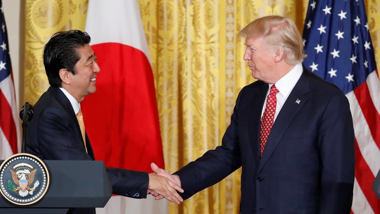 Trump looks to strengthen U.S. trade ties with Japan 