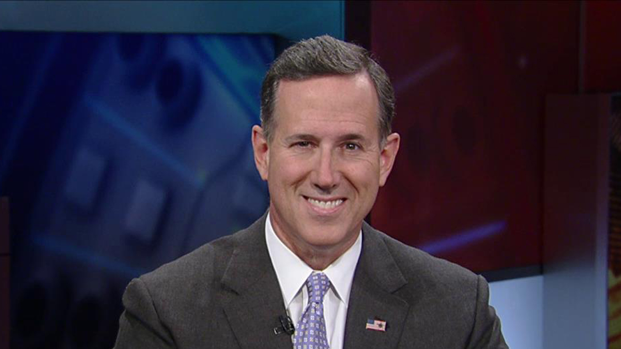 Rick Santorum talks faith, politics