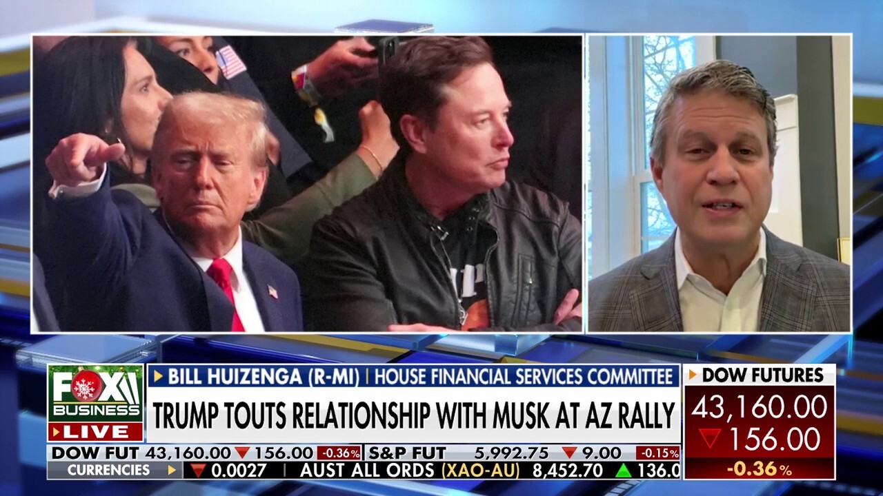 Rep. Bill Huizenga, R-Mich., discusses DOGE's influence on Congress and Elon Musk's role in Trump's White House on 'Varney & Co.'