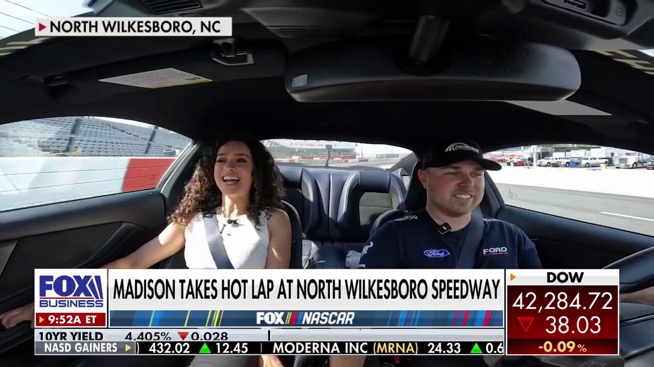 FOX Business' Madison Alworth speaks with NASCAR truck series driver Layne Riggs and discusses the economic impact to local businesses from the race.
