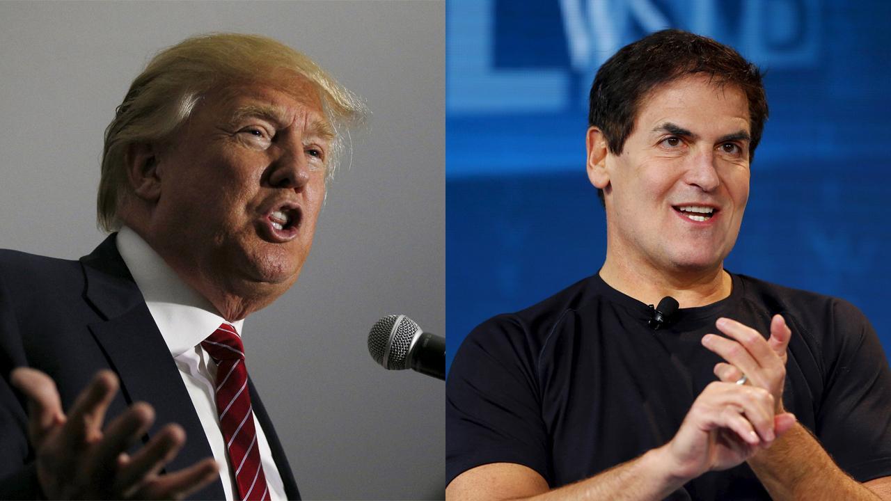 Mark Cuban going to the debate to try to rattle Trump?