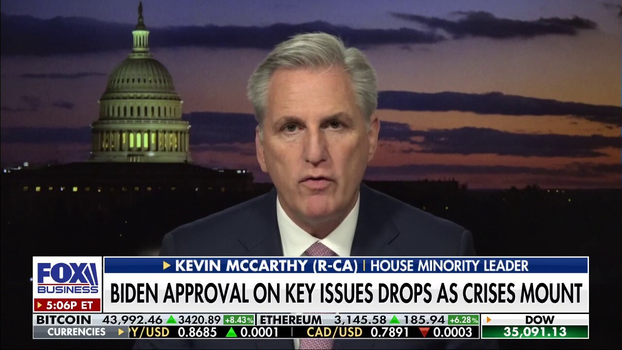 House minority leader Kevin McCarthy discusses the upcoming midterm elections and passing ‘good legislation’ if Republicans retake the House on ‘Fox Business Tonight.’