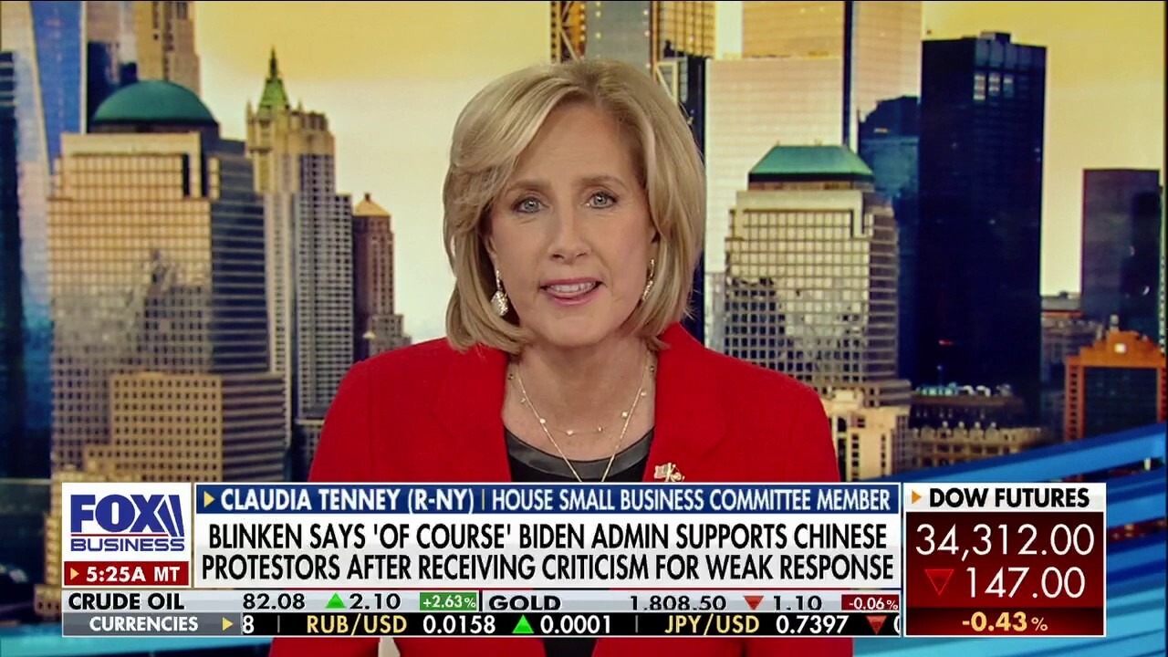 Biden admin’s ‘conflicting’ view on China protests ‘emboldens’ the CCP: Rep. Claudia Tenney