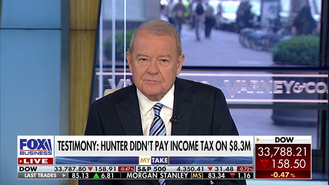 Varney & Co. host Stuart Varney addresses damning evidence that Hunter Bidens Chinese money scandal involved Joe Biden while he was vice president.