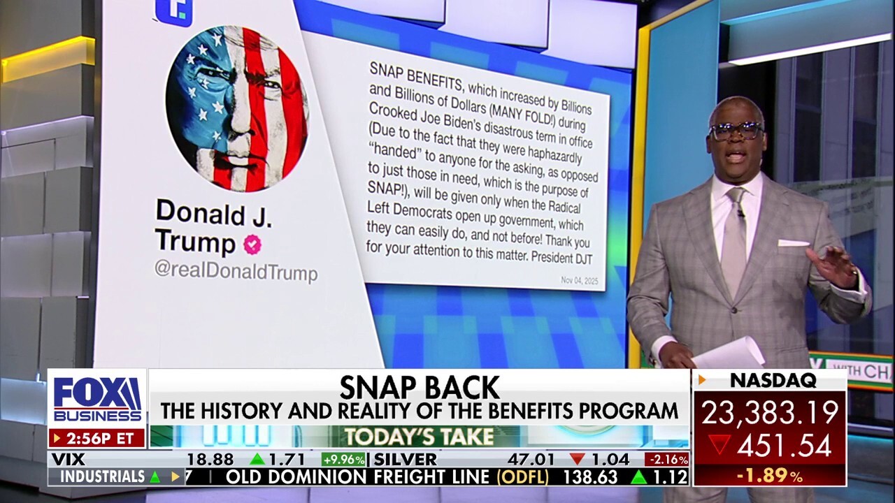 FOX Business host Charles Payne breaks down the SNAP food benefits program and how they’re being impacted by the government shutdown on ‘Making Money.’