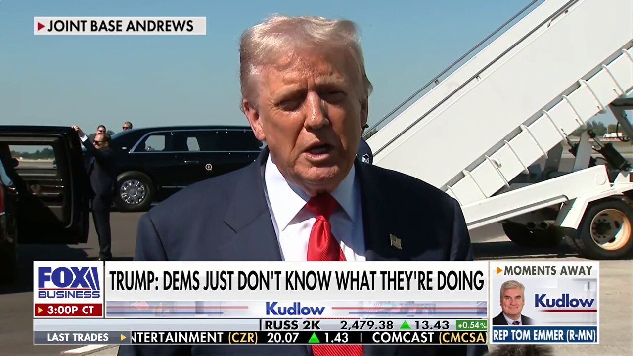 Trump says Dems 'just don't know what they're doing,' have become 'crazed lunatics'