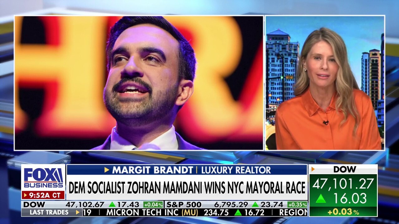 Luxury realtor Margit Brandt discusses whether Zohran Mamdani's victory will ignite a mass exodus from New York City on 'Varney & Co
