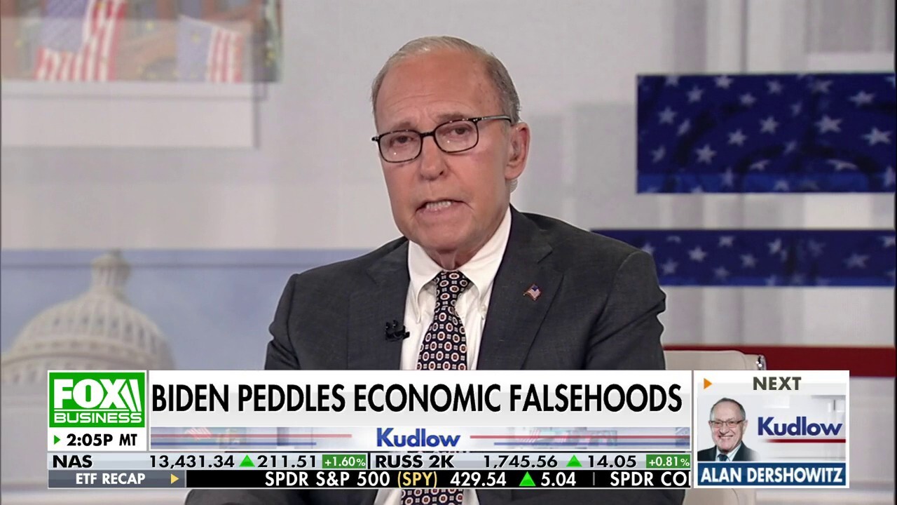 Larry Kudlow: Biden is incapable of telling the truth about the economy