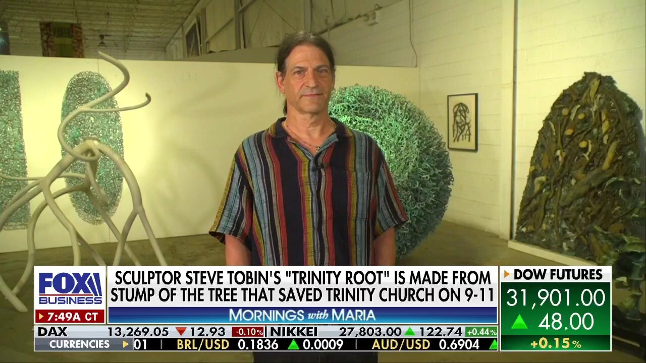 Sculptor Steve Tobin explains how he made his 18-foot tall ‘Trinity Root’ sculpture