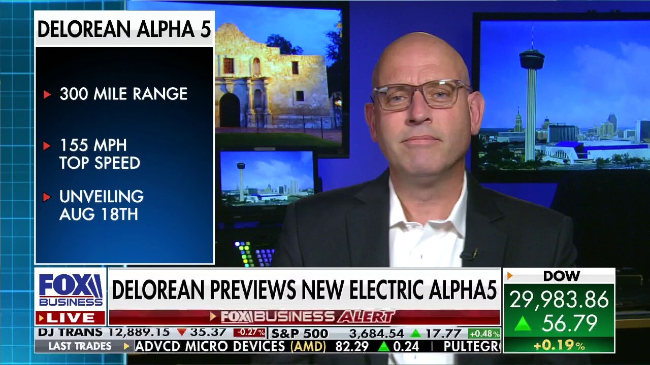 Delorean Motor Company CEO Joost De Vries details their newest electric vehicle, the Alpha5, which is expected to have ‘very limited production,’ on ‘Cavuto: Coast to Coast.’