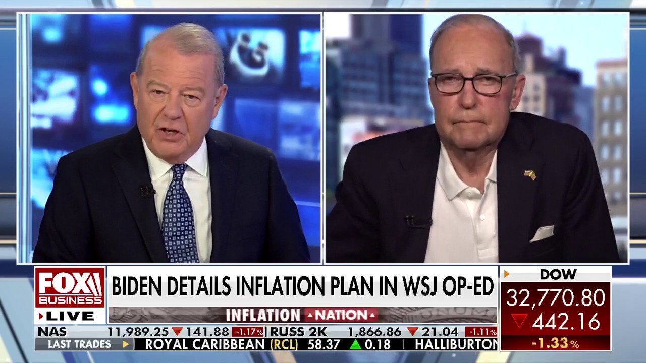 Larry Kudlow: Biden's inflation plan will not work