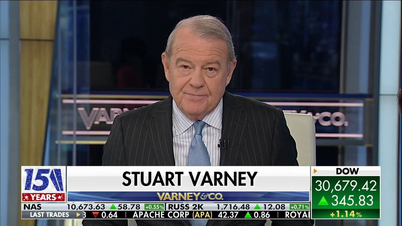 FOX Business host Stuart Varney argues Biden is 'trapped' and 'can't completely disappear' from the midterm campaign trail.