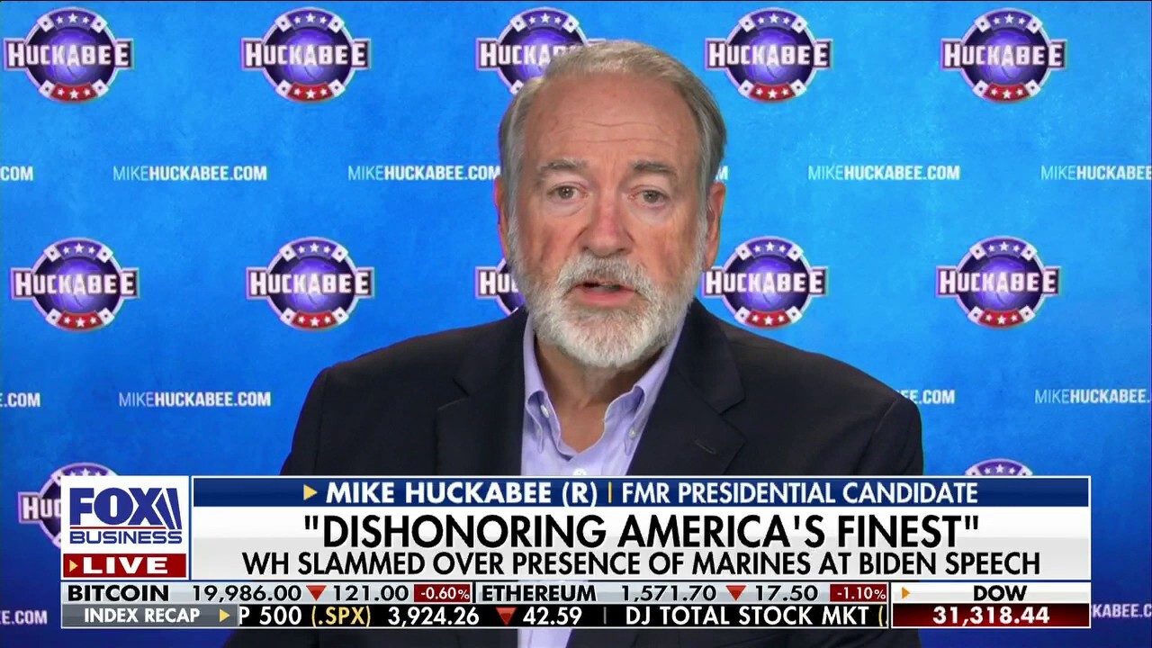 Mike Huckabee: Biden's whole speech was dark
