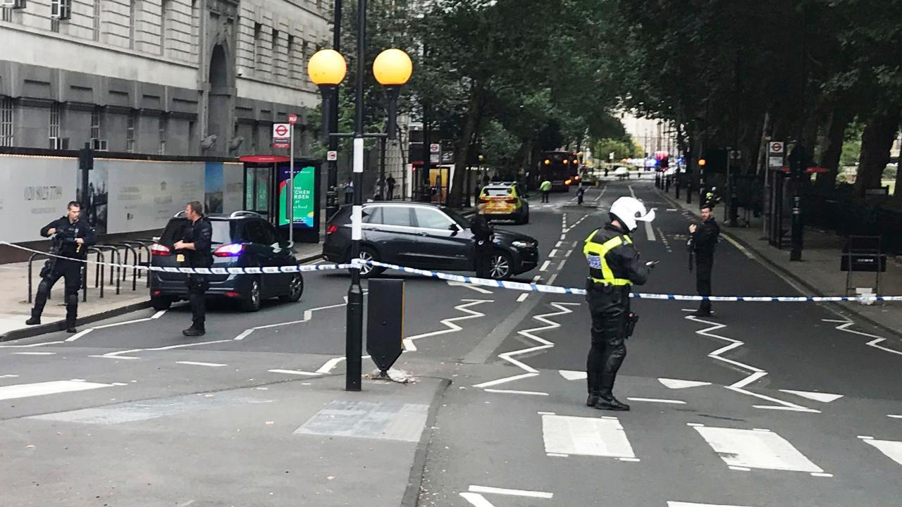 London car crash being treated as terrorism