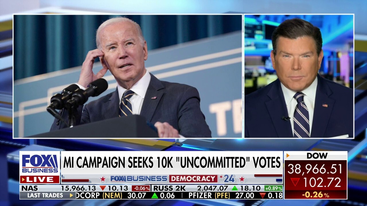 Special Report anchor Bret Baier previews the Michigan presidential primaries and reacts to Bidens ice cream outing with comedian Seth Meyers on Varney & Co.