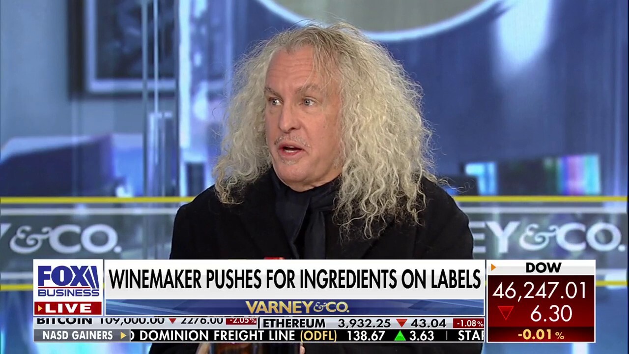 Winemaker Charles Smith discusses why U.S. wine labels should list every ingredient, warning that over 70 additives are allowed, and most consumers have no idea what they’re drinking.